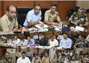 Div Com Ramesh Kumar , ADGP review Shri Amarnath Ji Yatra arrangements