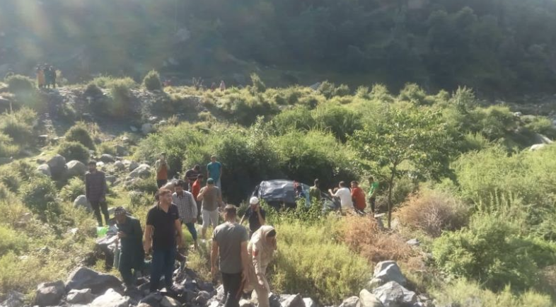 Two women dead, child among three injured in Rajouri car mishap