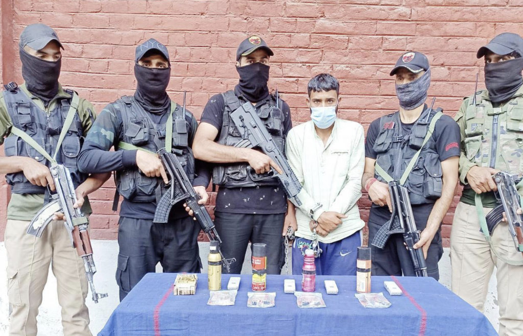 Militant held with perfume IEDs