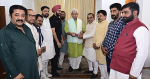 BJP Minority Morcha National President calls on LG