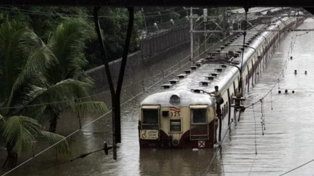 Due to water logging on the tracks.Northern Railways cancels several trains