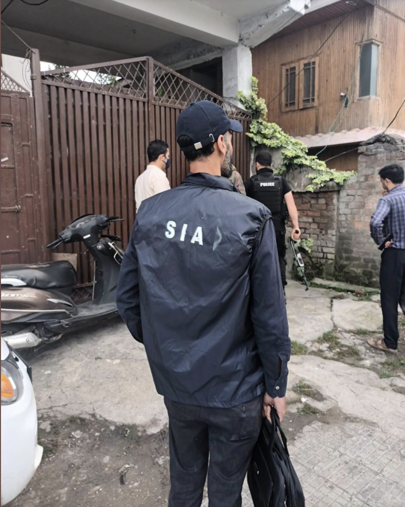 SIA raids in South Kashmir over Sanjay Sharma killing