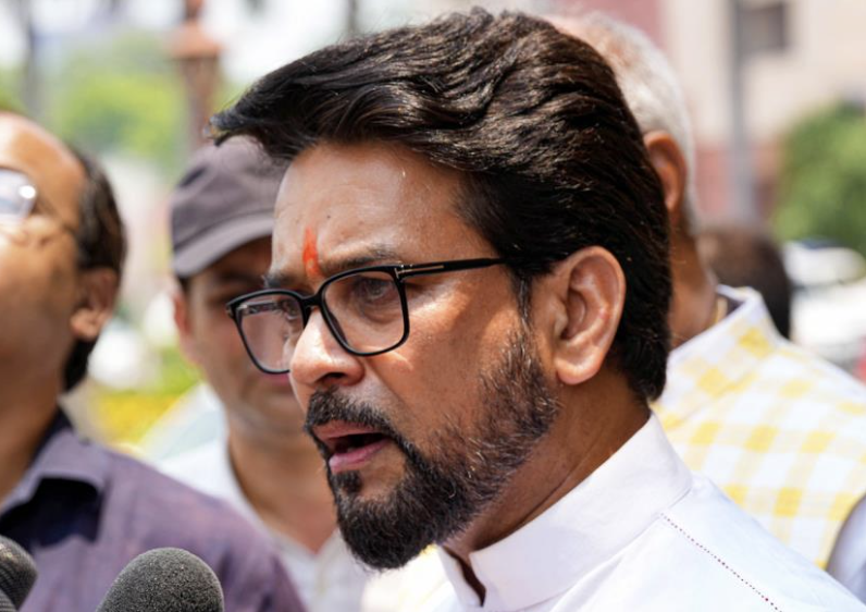 Anurag Thakur : Opposition running away from Manipur debate