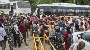  22nd batch of more than 3,800 Amarnath pilgrims leave Jammu for cave shrine