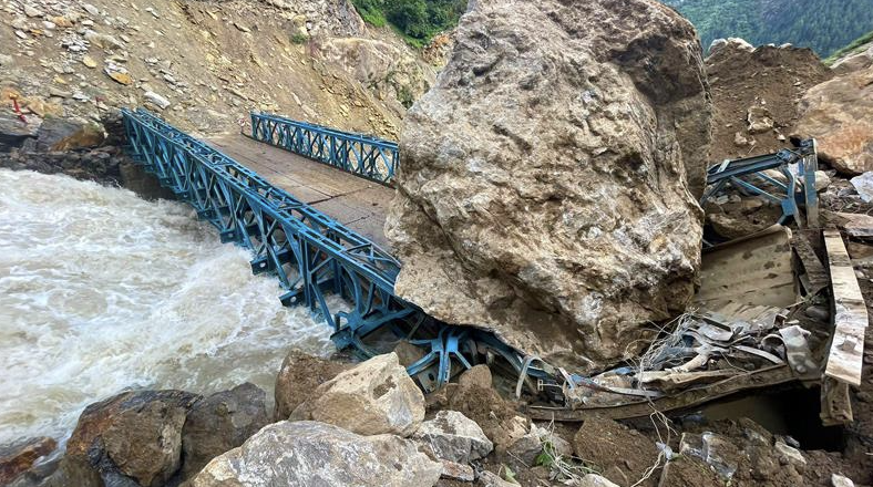 Bridge over Sohal Nallah damaged