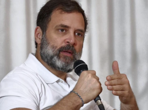  In greed for power, BJP playing with women's respect: Rahul 