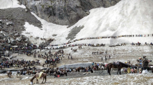 Fresh Batch Of more than 2,000 Pilgrims Leaves Jammu For Amarnath Cave