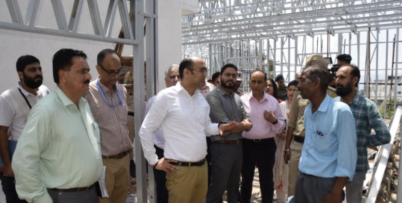 Secretary Health visits Udhampur, inspects works