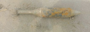 Rusted mortar shell defused in Samba