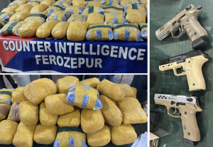 4 Smugglers Arrested, 77 Kg Heroin Seized In Punjab 