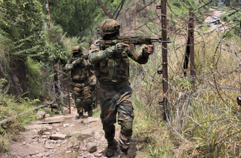 2 terrorists gunned down as security forces foil infiltration bid in Poonch