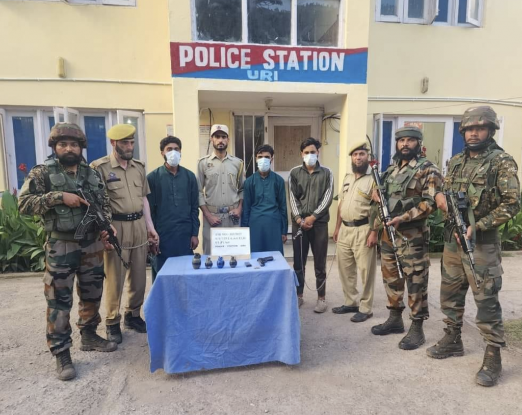 Terror module busted in Baramulla, 3 LeT terrorists arrested