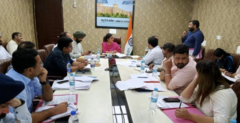 DC Jammu discusses revenue related matters, services