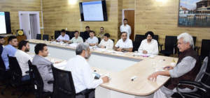 LG reviews the progress on delineation of Gair Mumkin Khads in Jammu Division