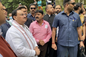  Nadda after visit to disaster-hit state : Himachal's suffering matter of concern for Centre