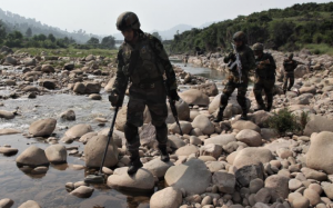 Security troops search a number of villages near LoC in Poonch