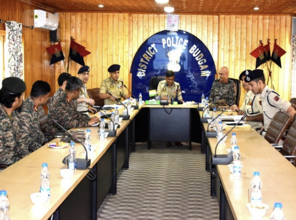 ADGP chairs security review meetings in 4 Kashmir districts