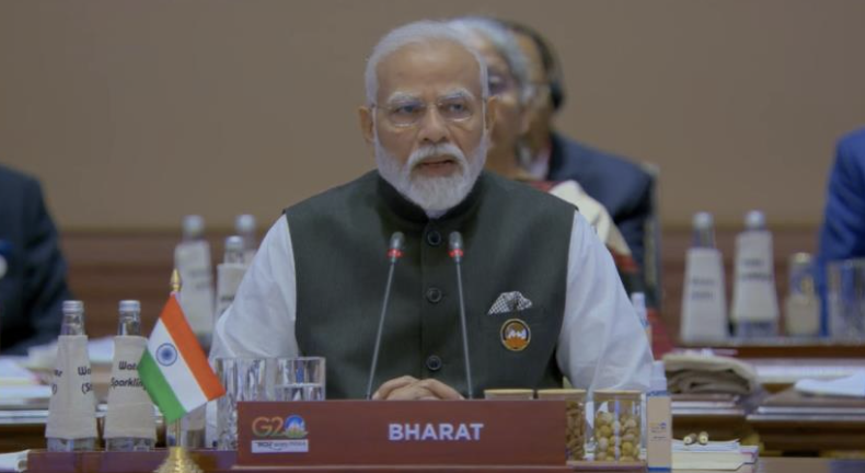 PM Modi identified as leader representing Bharat at G20 meet