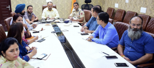 CEO reviews Jammu's ULB election preparations