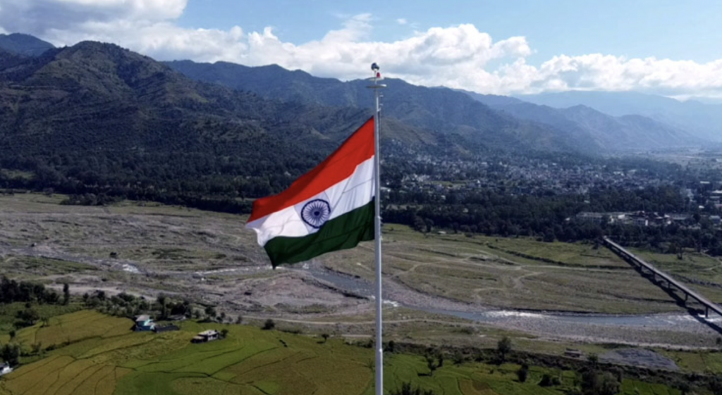 Army Installs 70-Foot-High National Flag At Ajote War Memorial In Poonch