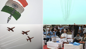 LG attends Air Show commemorating 76 yrs of accession of J&K into Indian Union