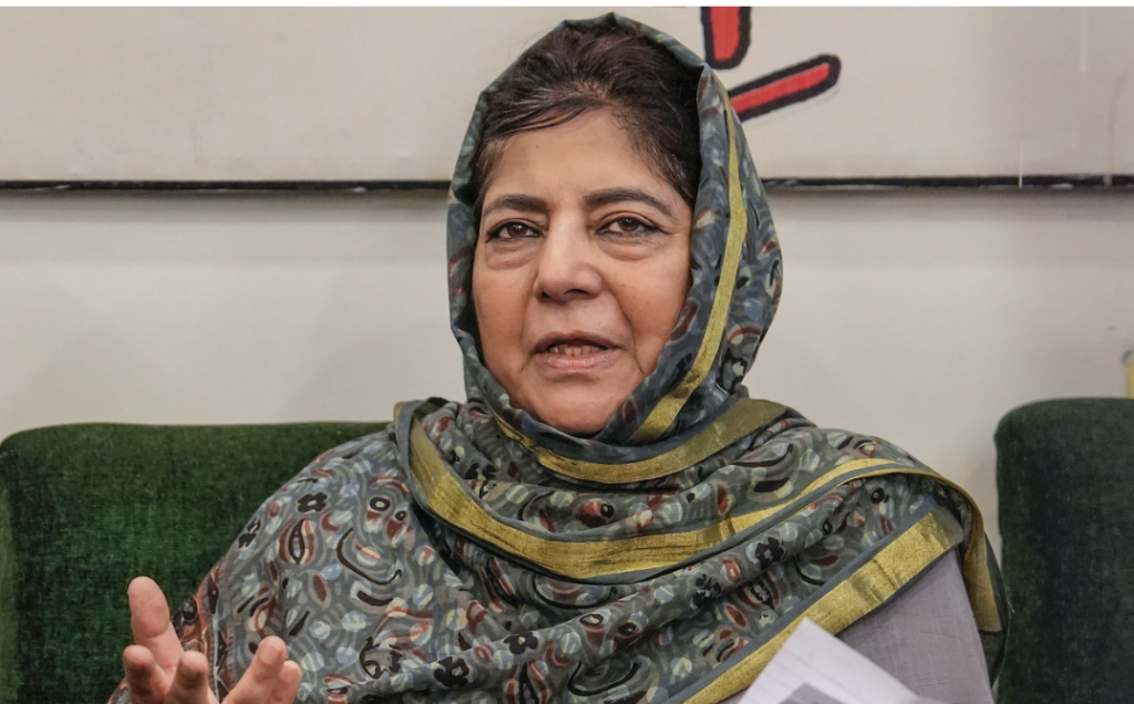Mehbooba : BJP Delaying Local Bodies Polls In J&K As It Realised It Will Be Wiped Out