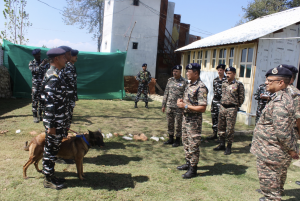 CRPF DG reviews operational readiness in Kashmir