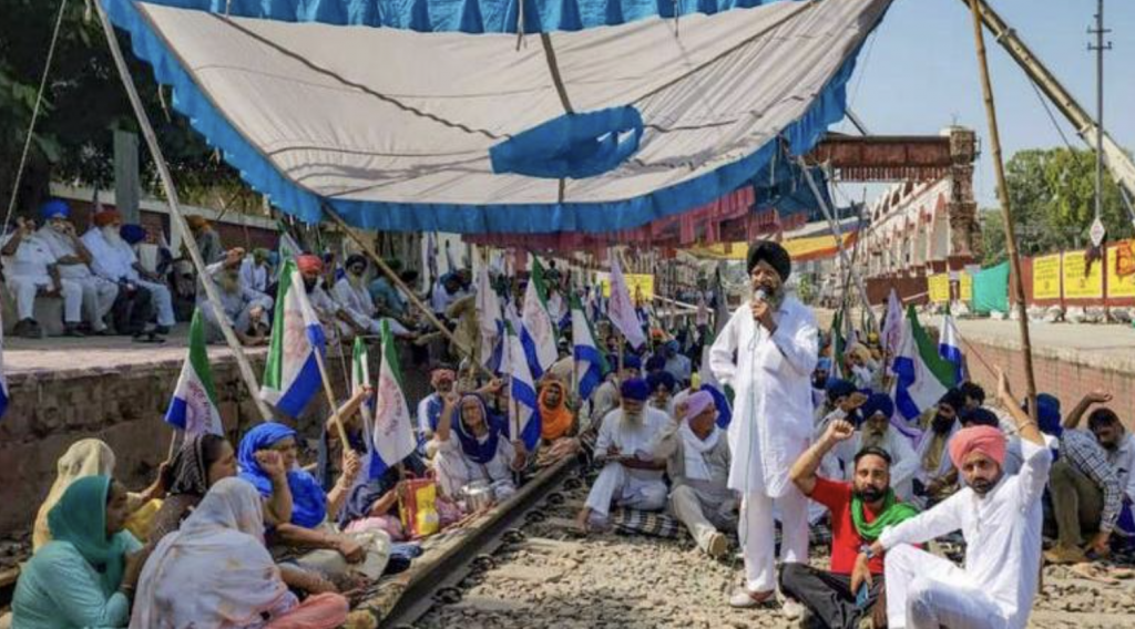 Punjab farmers’ ‘rail roko’ stir enters 3rd day, train movement remains hit