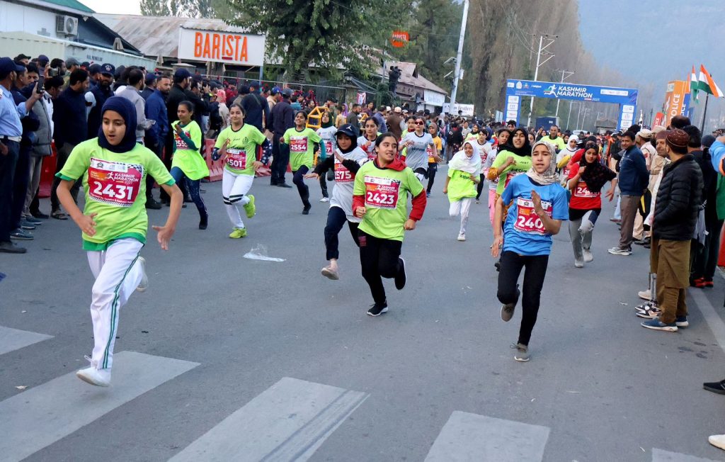 JKP organizes ‘Run for Peace’ Kashmir Marathon in Srinagar