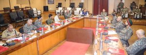 LG advisor chairs multi-agency security review meeting in Srinagar