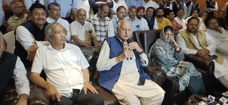 Opposition parties to hold peaceful protest in Jammu on 10 Oct : Farooq