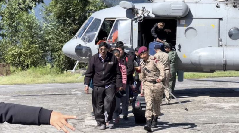 IAF conducts disaster relief operations in Sikkim