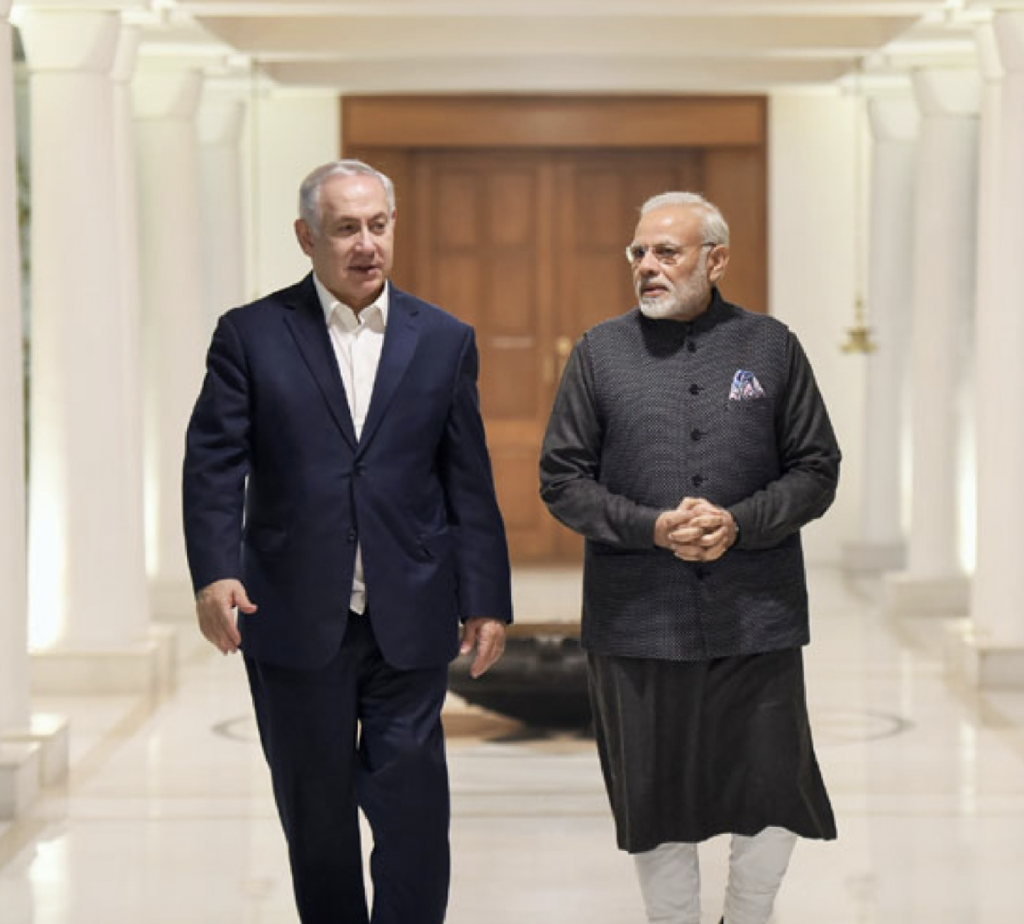 PM Modi speaks to Israeli PM on Hamas attacks : ‘India stands with Israel’