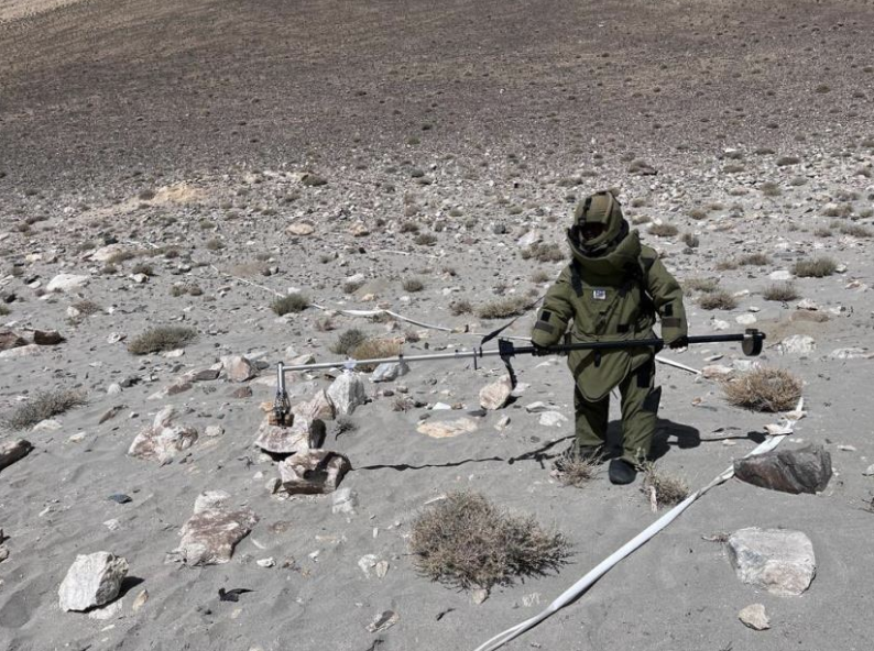 Demining operation in Leh, 175 mines destroyed
