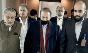 Former Pak PM Nawaz Sharif Returns Home After 4 Yrs In Self-Imposed Exile In UK