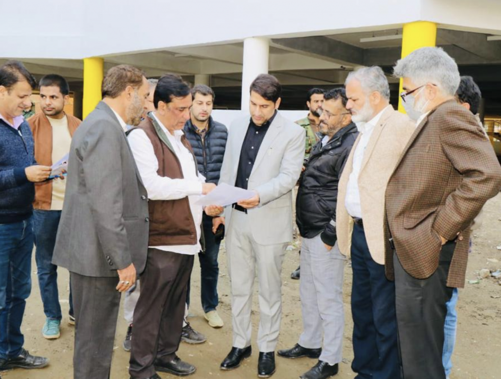 DC Srinagar inspects progress of works of SDH Hazratbal, Multi-Level Car Parking Hazratbal,Additional Block of JLNM Hospital