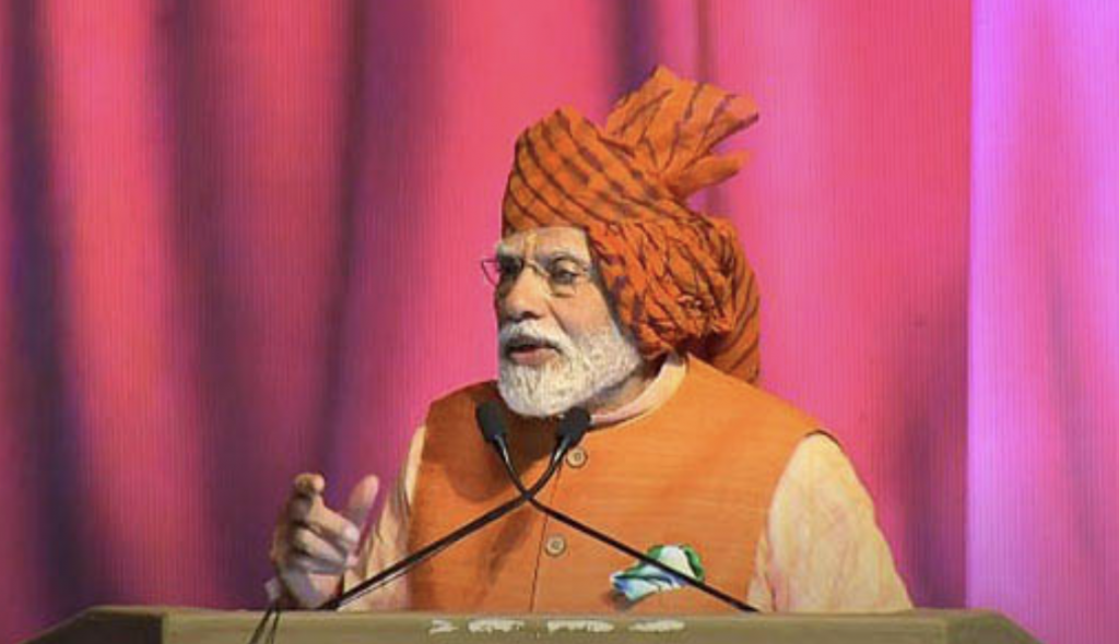 “In India, weapons are worshiped not to dominate any land, but to protect its own”: PM