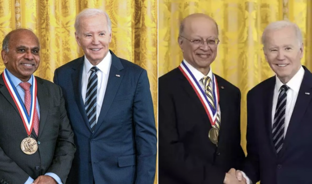 President Biden honours 2 Indian-American scientists with America’s highest scientific awards