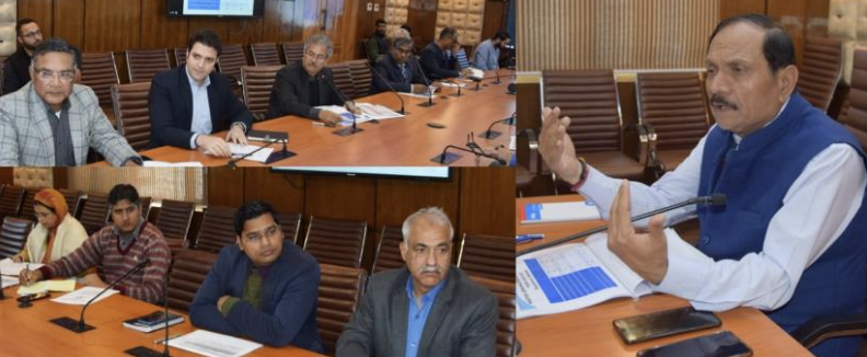 Advisor Bhatnagar reviews snow clearance and winter preparedness of R&B Deptt, and other agencies