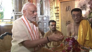 PM offers prays at Ambaji temple during Gujarat visit