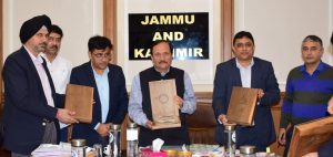 Advisor Bhatnagar chairs joint BoDs meet of JKHC, JKHDC