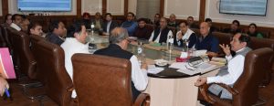 Advisor Bhatnagar reviews progress of works on major projects of GMC Jammu, associated facilities