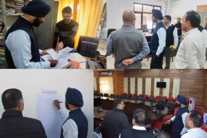 DC Doda inspects different sections of District Administrative Office  