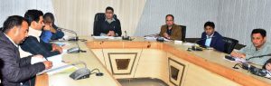 Deputy Commissioner reviews status of online services in Rajouri District