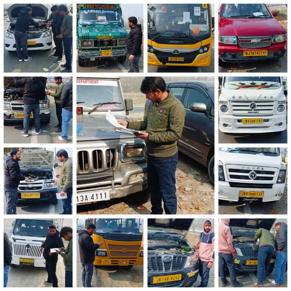 Dozens Vehicles blacklisted in Anantnag for violating Traffic Rules