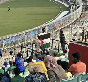 Four detained for waving Palestinian flag during Pak-Bangla match in Kolkata