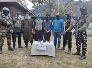 Four LeT terrorist associates arrested in Baramulla