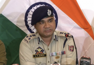  V K Birdhi is new IGP Kashmir