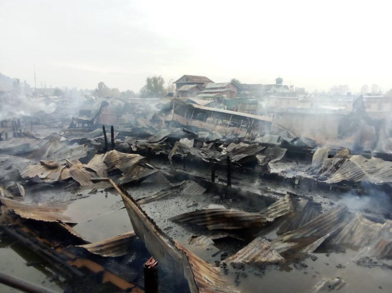 Many houseboats gutted in fire in Srinagar’s Dal Lake