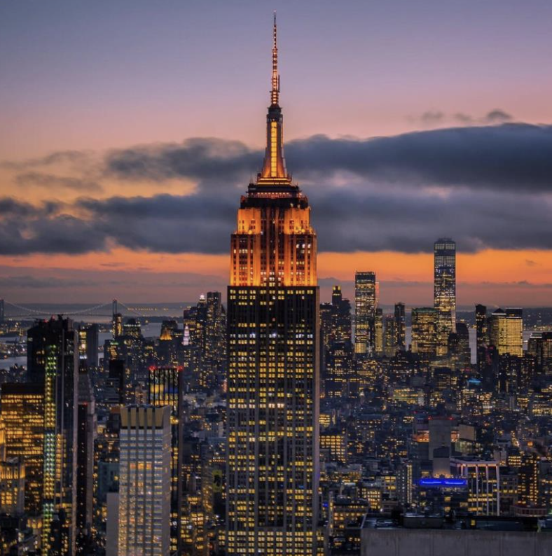 New York City celebrates Diwali, iconic Empire State Building lit up in orange hues